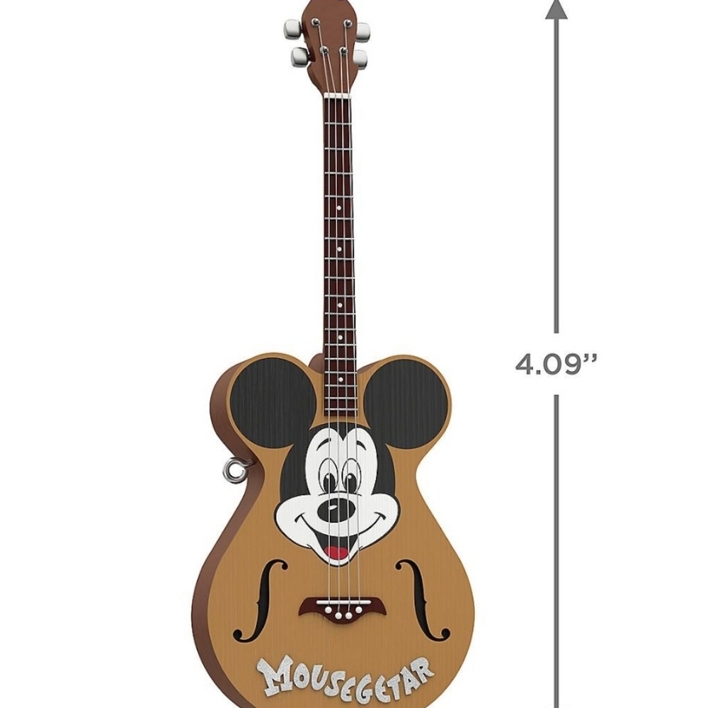 Hallmark Keepsake Disney Mickey Mouse Mousegetar Guitar Ornament New - Picture 5 of 5